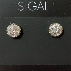 Sigal Sterling Silver Stud Earrings